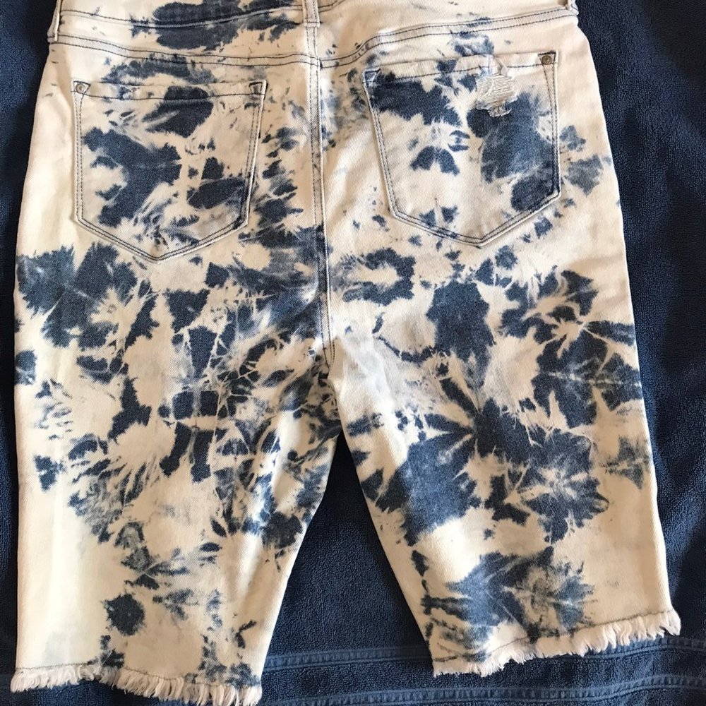 Summer shorts Tye dyed blue NOBO